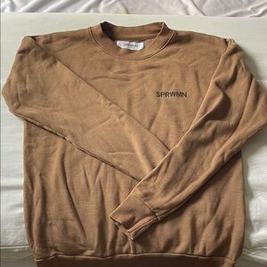 SPRWNM Women's Tan Sweatshirt